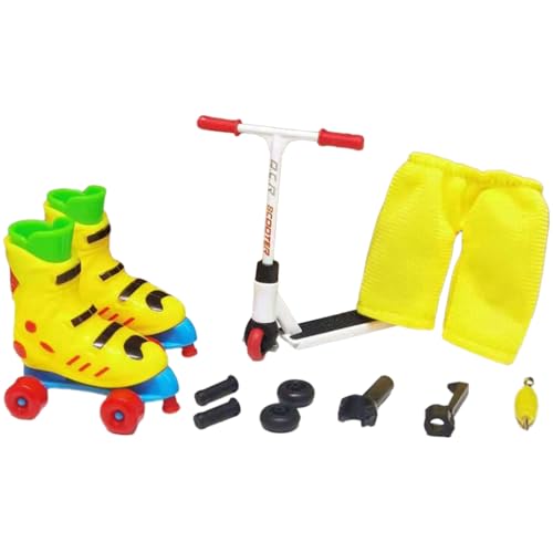 Ldabrye Finger Rollschuhe Finger Scooter Shorts Set Interaktives Fingerspielzeug Neuheit Aktivitäts Fingerspielzeug Für Kinder von Ldabrye