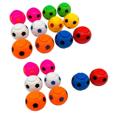 Ldabrye Fingerspitzen Spinner 20er Set Fußball Spielzeug Speed Spinner Anti Stress Kreisel Für Erwachsene Und Kinder Party Geschenk Angstspielzeug von Ldabrye