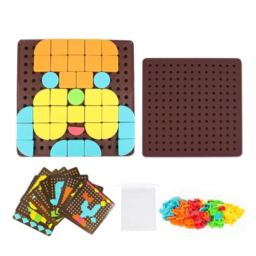 Ldabrye Form Puzzle Pilz Nagel Spielzeug Feine Motor Fähigkeiten Spielzeug Pädagogisches Spielzeug Pegboard Puzzle Kind Montessoris Spielzeug Getriebe Spielzeug von Ldabrye