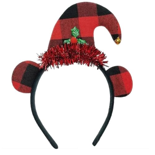 Ldabrye Geweih Hut Schleife Stirnband Weihnachten Kopfbedeckung Weihnachten Party Foto Requisiten Bowknot Party Kopfbedeckung Cosplay Zubehör von Ldabrye