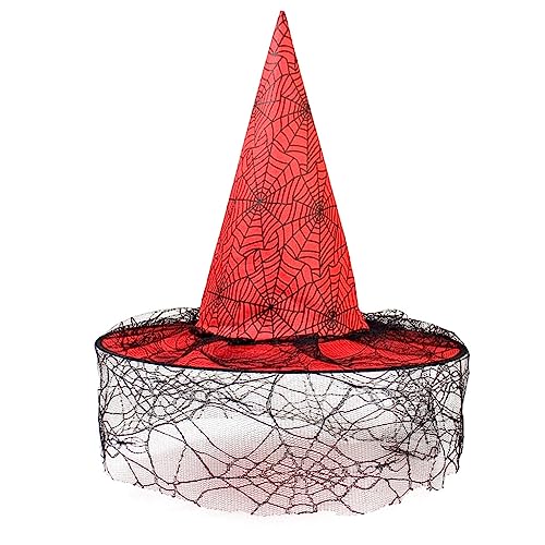 Ldabrye Halloween Hexenhut Party Zylinder Frauen Zauberer Hut Unisex Hexenkappe Cosplay Kostüm weiblich Urlaub Kopfschmuck von Ldabrye