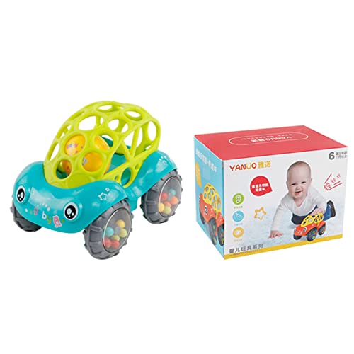 Ldabrye Kinder Glocke Grip Zurückziehen Auto Spielzeug Kinder Simulierte Rassel Rolle Auto Weichen Kleber Tragbare Spielzeug Für Babys von Ldabrye