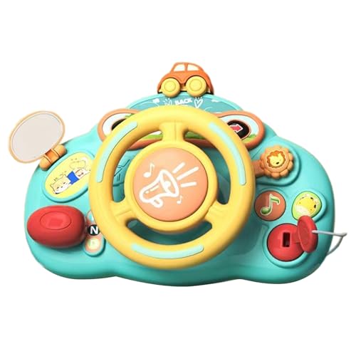 Ldabrye Lenkradspielzeug Für Mädchen Jungen Babyautospielzeug Mit Licht Und Musik Simulation Lernspielzeug Für Jungen Mädchen von Ldabrye