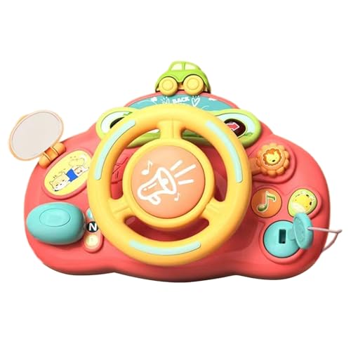 Ldabrye Lenkradspielzeug Für Mädchen Jungen Babyautospielzeug Mit Licht Und Musik Simulation Lernspielzeug Für Jungen Mädchen von Ldabrye