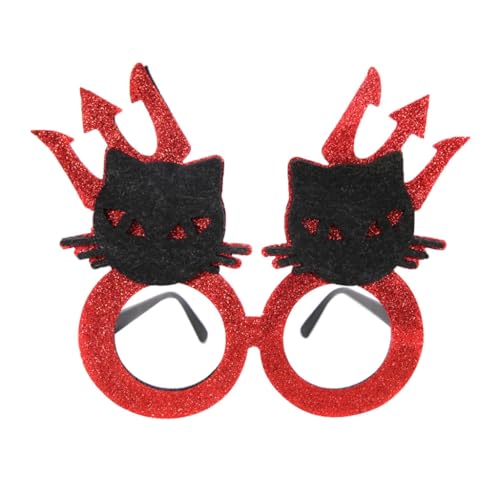 Ldabrye Lustige Halloween-Brille, Kürbis-Brille, Cosplay-Requisiten, Party-Dekoration, Neuheit, Brillen, Halloween-Kostüm, Foto-Requisiten von Ldabrye