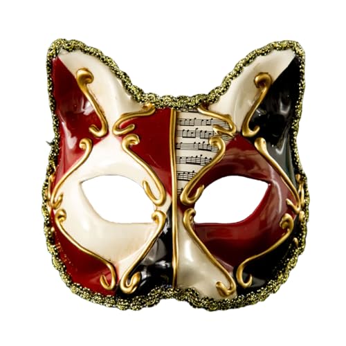 Ldabrye Mardi Gras Venezianerkatzen mit zarten Details, Cosplay-Kostüm, Zubehör für Maskeraden, Party und Foto von Ldabrye