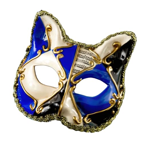 Ldabrye Mardi Gras Venezianerkatzen mit zarten Details, Cosplay-Kostüm, Zubehör für Maskeraden, Party und Foto von Ldabrye