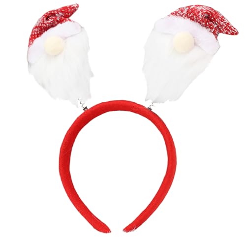 Ldabrye Modischer Plüsch-Winter-Kopfschmuck für Kinder, Weihnachts-Haarband, Weihnachtsbaum-Kopfschmuck für Weihnachts-Mottopartys von Ldabrye