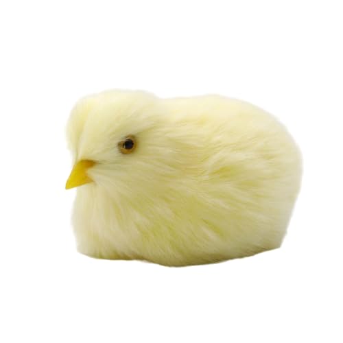 Ldabrye Realistisches Plüschtier Kuscheltiere Spielzeugmodell Figur Huhn Spielzeug Interaktionspuppe Für Partydekorationen Kinder Ostergeschenk von Ldabrye