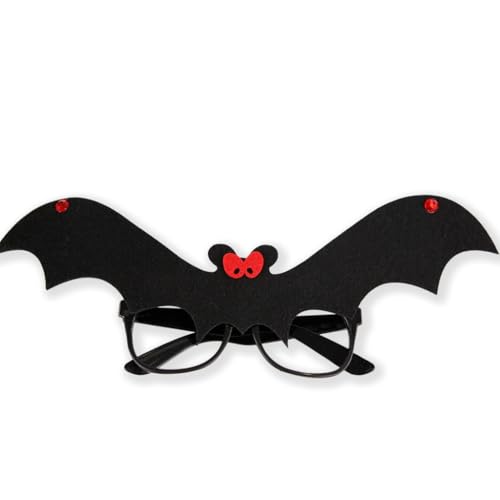 Ldabrye Stirnbänder Gruseliges schwarzes Fledermaus-Stirnband mit grünen Augen Kostümzubehör Haarschmuck Haarteile für Halloween Cosplay Halloween Haarband Kopfschmuck Kostüm Dress Up Haarschmuck von Ldabrye