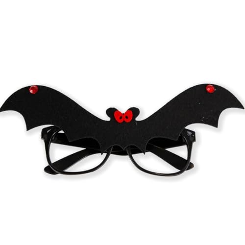 Ldabrye Stirnbänder Gruseliges schwarzes Fledermaus-Stirnband mit grünen Augen Kostümzubehör Haarschmuck Haarteile für Halloween Cosplay Halloween Haarband Kopfschmuck Kostüm Dress Up Haarschmuck von Ldabrye