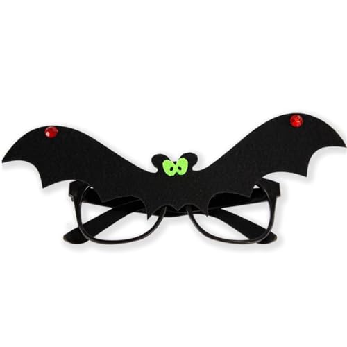 Ldabrye Stirnbänder Gruseliges schwarzes Fledermaus-Stirnband mit grünen Augen Kostümzubehör Haarschmuck Haarteile für Halloween Cosplay Halloween Haarband Kopfschmuck Kostüm Dress Up Haarschmuck von Ldabrye