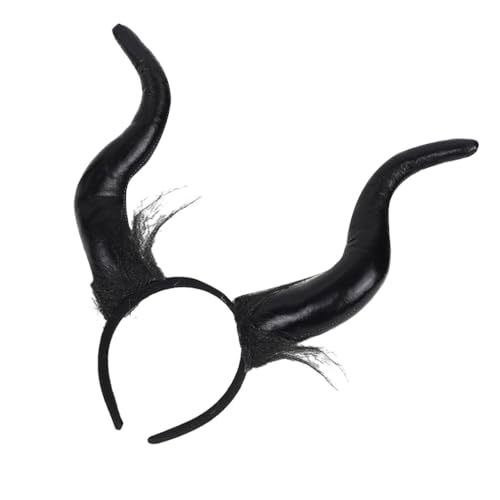 Ldabrye Stirnbänder Lange Teufelshorn Halloween Hairhoop Animation Party Kostüm Festival Kopfschmuck Halloween Haarband Party Stirnbänder Festliche Dekoration Kopfschmuck Kostüm Dress Up Haarschmuck von Ldabrye