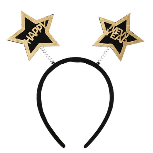 Ldabrye Stirnband 2025 Stern Haarreifen Cosplay Kostüm Weihnachten Party Requisiten Blingbling Stirnband Haarband Haarschmuck für Frauen Mädchen von Ldabrye