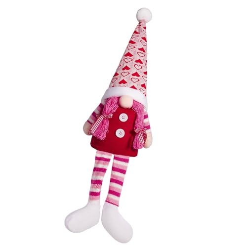 Ldabrye Valentinstag Decors Stoffgnomes Plüsch Puppen Beine Skandinavische Tomtes Tabletop Orumament Hochzeit Geschenk von Ldabrye