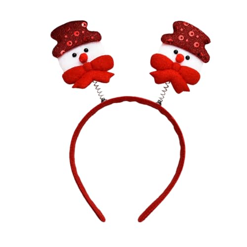 Ldabrye Weihnachten Pailletten Stirnband Party Requisiten Zubehör Headhoop Festival Party Glitzer Haarband Cosplay Kostüm Kopfbedeckung von Ldabrye