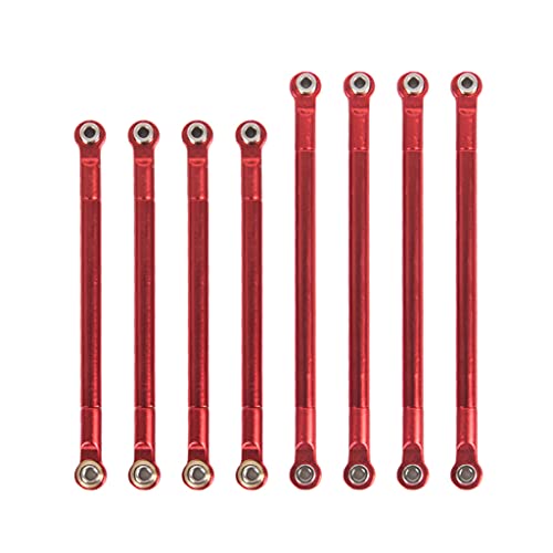 Modell Auto Spannschloss Stange Linkage 8 PCS Auto Teile Metall Hergestellt Modell Auto Teile Werkzeuge Für MN86 von Ldabrye