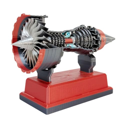 Interaktives Turbofan-Motormodell, Lernspielzeug für Teenager mit 3D-Drucktechnologie, Desktop-Display, STEM-Enthusiasten Interaktives Turbofan-Motormodell, Lernspielzeug für Teenager mit 3D-Drucktechnologie, Desktop-Display, STEM-Enthusiasten von Ldbuejiaja