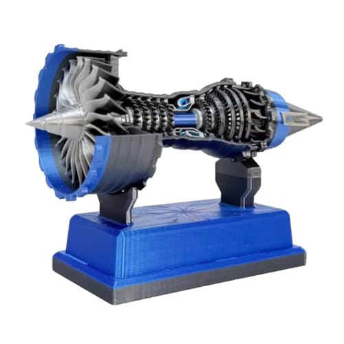 Interaktives Turbofan-Motormodell, Lernspielzeug für Teenager mit 3D-Drucktechnologie, Desktop-Display, STEM-Enthusiasten Interaktives Turbofan-Motormodell, Lernspielzeug für Teenager mit 3D-Drucktechnologie, Desktop-Display, STEM-Enthusiasten von Ldbuejiaja