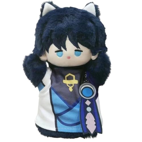 Anime Handpuppen für Erwachsene Hu Tao/Focalors Figur Plüsch Handpuppe mit Beweglicher Hand zum Erzählen von Geschichte Geschenke von Ldruieu