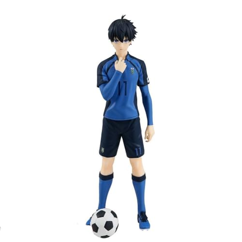 Blue Lock Anime Figuren Isagi Yoichi Figur Stand einen Ball kicken PVC Figuren Statue Modell Desktop Ornamente Sammlung Geschenk 17cm von Ldruieu