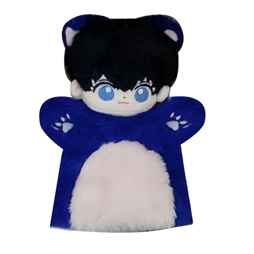 Blue Lock Anime Figuren Plush Handpuppen Isagi Yoichi Figur Hand Puppets Anime Handpuppe Cosplay Requisiten Fantasievolles Spiel Plush Geburtstagsgeschenk von Ldruieu