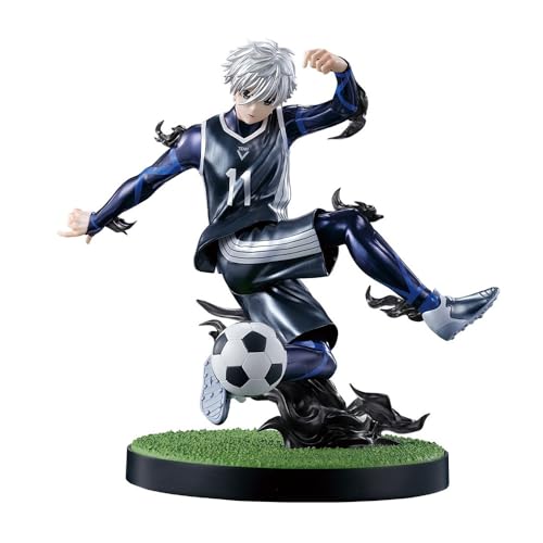 Blue Lock Anime Figuren Seishiro Nagi Figur Kick The Football Version Handgefertigt PVC Skulptur Modell Desktop Dekoration Geschenke von Ldruieu