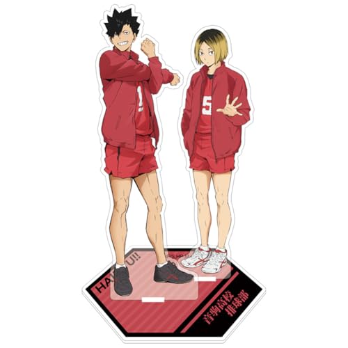 Haikyuu Acryl Figur Hinata Shoyo/Tobio Kageyama Doppelseitig Bedruckte Acrylornamente Desk Decor Geschenk für Anime Fans von Ldruieu