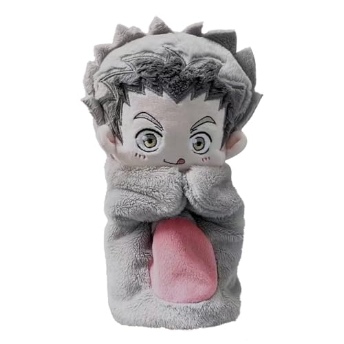 Haikyuu Handpuppe Anime Plush Hand Puppens 25cm Flauschig und Weich Plüschtiere Kotaro Bokuto Handpuppen für Erwachsene Hände Haikyuu Geschenke für Fans von Ldruieu