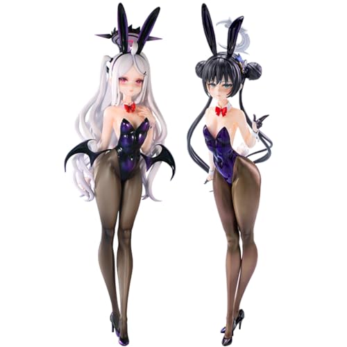 Ldruieu 2PCS Blue Archive Anime Bunny Figur Ryuge Kisak & Sorasaki Hina Anime Girls Figuren Bunny Version Modell Statue Desktop Ornamente Sammlerstücke von Ldruieu