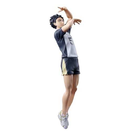 Ldruieu Akaashi Keiji Figur-Haikyuu Figuren Akaashi Keiji Springen um Volleyball zu Spielen Stile Actionfigur Anime Modell Statue Desktop Dekoration Geschenke von Ldruieu