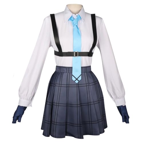 Ldruieu Blue Archive Cosplay Costume Takanashi Hoshino Cosplay Uniform Outfits Kostüm für Halloween Karneval Comic Con Cosplay Kostüm von Ldruieu