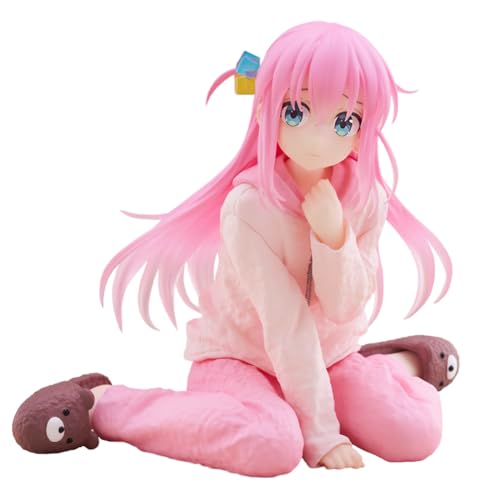 Ldruieu Bocchi The Rock Figure Gotō Hitori Figur 10cm PVC Nudelstopper Sammlerstück Sitting Anime Figuren Statue Desktop Dekoration von Ldruieu