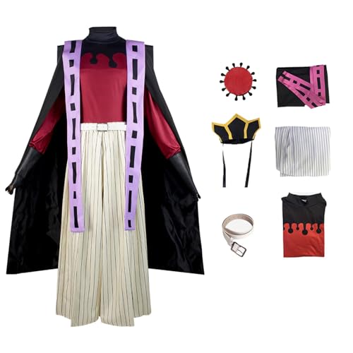 Ldruieu Douma Cosplay Kostüm Douma Uniform Outfit Halloween Anime Party Rollenspiel Japanischer Kimono Anzüge Full Set für Herren von Ldruieu