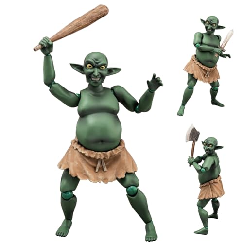 Ldruieu Goblin Anime Actionfigur Goburin-San Figurine 15CM PVC Bewegliche und Austauschbare Zubehör Sammel-Figur Desktop Dekorationen Statue Für Fans von Ldruieu