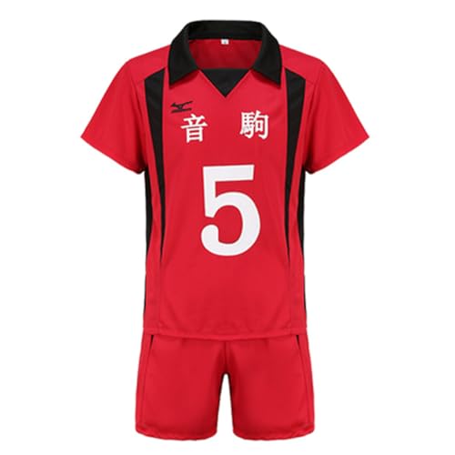 Ldruieu Haikyuu Cosplay Kostüm Kuroo Tetsurou Jersey Uniform Kozume Kenma Costume Rot Volleyball Sportbekleidung Suits Für Halloween Comic-Con von Ldruieu