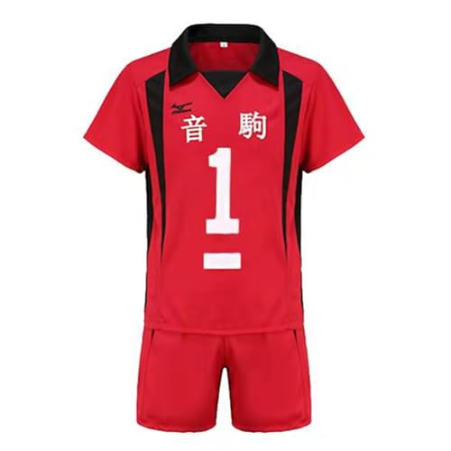 Ldruieu Haikyuu Cosplay Kostüm Kuroo Tetsurou Jersey Uniform Kozume Kenma Costume Rot Volleyball Sportbekleidung Suits Für Halloween Comic-Con von Ldruieu