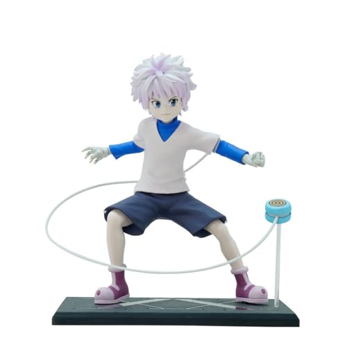 Ldruieu Killua Zaoldyeck Figur Street Style Design Anime Actionfiguren 17cm PVC Manga Figure Collectible Figurine Statue Desktop Dekoration Geschenk für Anime Fans von Ldruieu