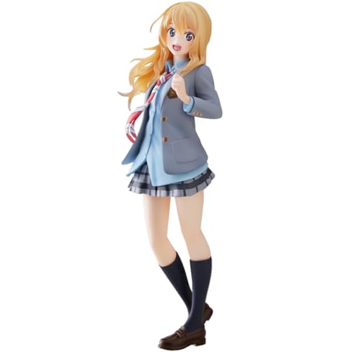 Ldruieu Miyazono Kaori Anime Figure Your Lie in April Figur Statue Stehende Uniform Version Mädchen Figuren Desktop Dekoration Geschenk von Ldruieu