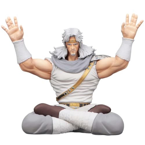 Ldruieu RaohToki Figur Statue RaohToki Nudelstopper Figur 12cm PVC Anime Muskulöser Mann Sitzposition Statue Modell Desktop Dekoration Sammlerstück Geschenke von Ldruieu