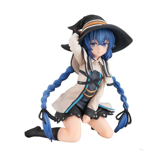 Ldruieu Roxy Migurdia Anime Figuren Mushoku Tensei: Jobless Reincarnation Figur Noodle Stopper Statue 11cm PVC Cartoon Charakter sitzende Haltung Modell Desktop Ornament Auto Dekoration von Ldruieu