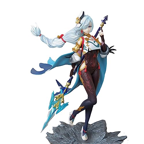 Ldruieu Shenhe Figur Großes Modell Anime Figuren 29cm PVC Actionfigur Anime Statue Sammlerstücke Desktop Dekoration Geschenk für Anime Fans von Ldruieu