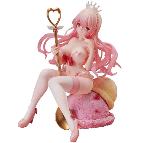 Ldruieu Tasting Girl Ichigo Milk Figure Statue 15cm Sitzposition Version Ichigo Milk Figure Model PVC Handmade Collectible Für Anime Fans von Ldruieu