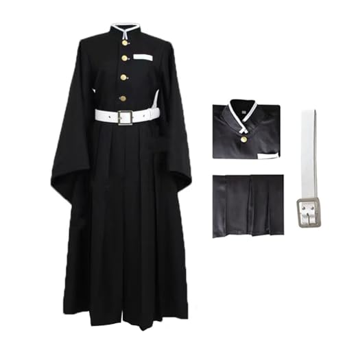 Ldruieu Tokitou Muichirou Cosplay Kostüm Schwarzer Anime Kimono Uniform Outfit für Halloween Karneval Party 100-3XL Größe von Ldruieu