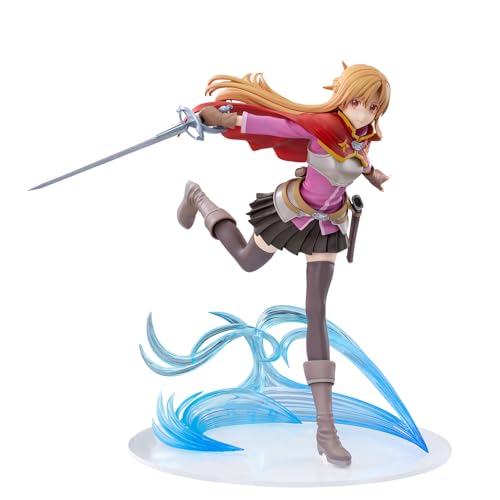 Ldruieu Yuuki Asuna Figur Anime Charcter Figure Yuuki Asuna Offensive Haltung Version Statue Model Desktop Ornament Geschenke für Fans von Ldruieu