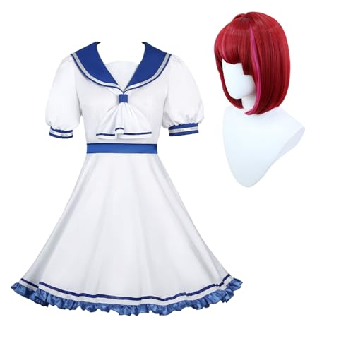 Oshi No Ko Anime Cosplay Set-Arima kana/Hoshino rubi Cosplay Matrosenuniform Full Set Halloween Anime Party Cosplay Kostüm Damen von Ldruieu