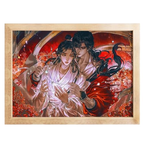 Tian Guan Ci Fu Jigsaw Puzzle Hua Cheng&Xie Lian Anime Wooden Puzzle für Erwachsene Teenager Zimmer Dekor DIY Geschenk von Ldruieu