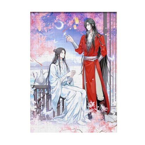 Tian Guan Ci Fu Jigsaw Puzzle Hua Cheng&Xie Lian Anime Wooden Puzzle für Erwachsene Teenager Zimmer Dekor DIY Geschenk von Ldruieu