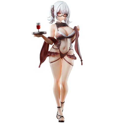 Wine Waiter Girl - Cynthia Anime Figuren Cynthia Figur Anime Mädchen Maid Serie Standing Position Action Figure Statue Modell Anime Sammlung Geschenk von Ldruieu