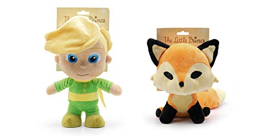 Der kleine Prinz - Plüsch Charaktere aus dem Film Der kleine Prinz Der Kleine Prinz 24 cm und Der Fuchs 20 cm - Superweiche Qualität (Pack Der kleine und Der Fuchs) von Le Petit Prince